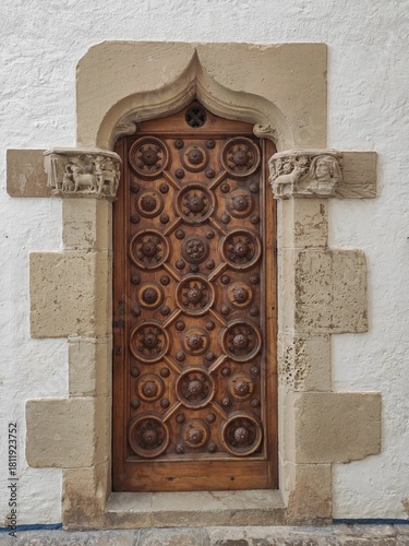 puerta con textura