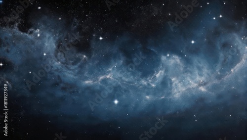Celestial Tapestry - A Deep Space Nebula with Stars and Cosmic Dust.