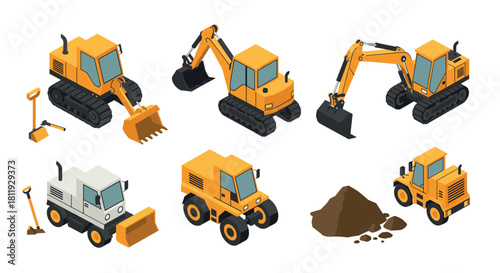 Isometric pottery workshop scene with artisan and ceramic creations in studio setting