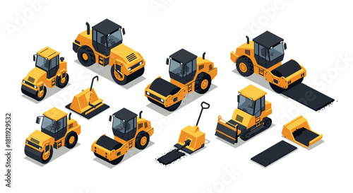 Modern ceramic workshop pottery crafting with isometric studio equipment and tools