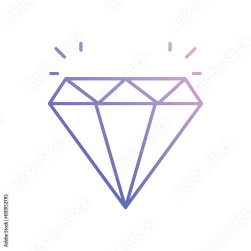 Diamond  vector icon