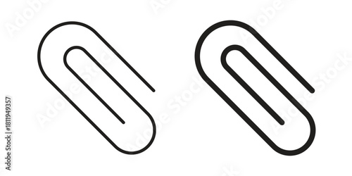 Clip icons set. Pixel Perfect scalable icons.