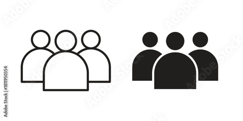 Community icons set. Pixel Perfect scalable icons.