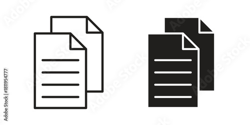 Duplicate icons set. Pixel Perfect scalable icons.