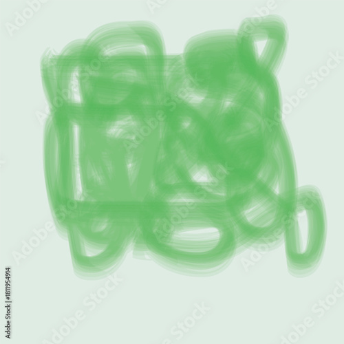 glass of green water