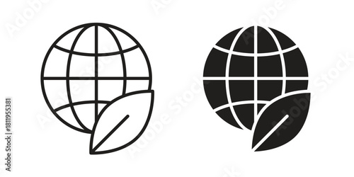 Environment icons set. Pixel Perfect scalable icons.