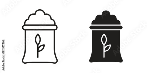 Fertilizer icons set. Pixel Perfect scalable icons.