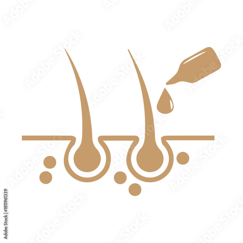 Hair Growth Treatment Icon