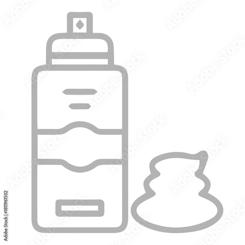 Shaving Cream Outline