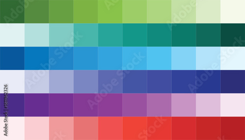 Color Picker Palette Grid. 