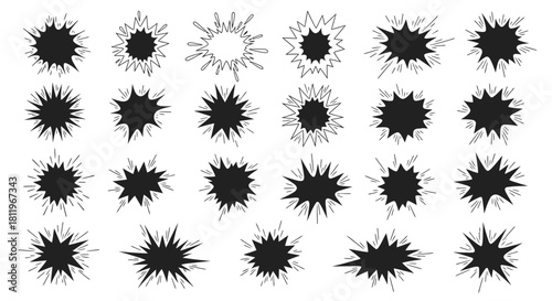 Black friday sale design with abstract shapes and modern typography for promotional materials