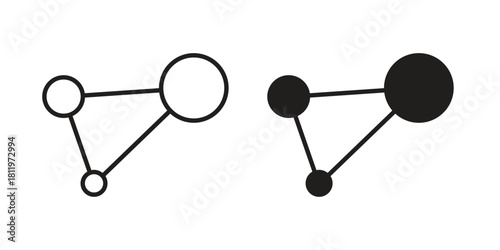 Particle icons set. Pixel Perfect scalable icons.