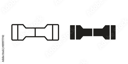 Resistor icons set. Pixel Perfect scalable icons.