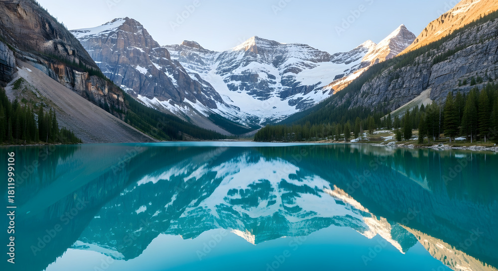 Naklejka premium lake louise banff national park