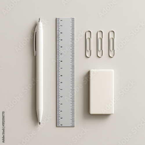 Stationery Set Flat Lay