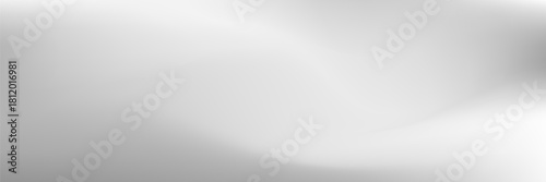 Silver background with metal mirror texture. Chrome gradient surface with simple abstract light ball. vector ilustration