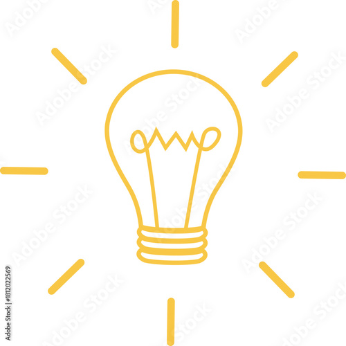 idea bulb vector