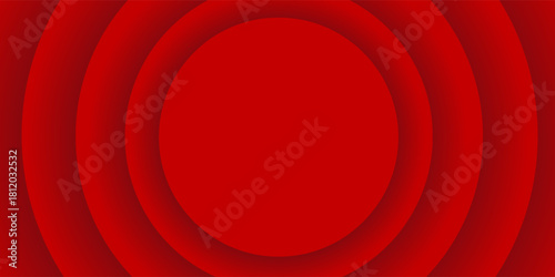 Retro cartoon background with red circles. Vector illustration