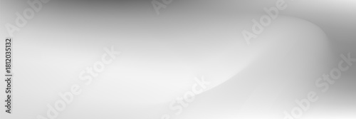 Silver background with metal mirror texture. Chrome gradient surface with simple abstract light ball.