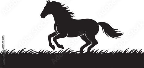 Abstract geometric shapes silhouette design