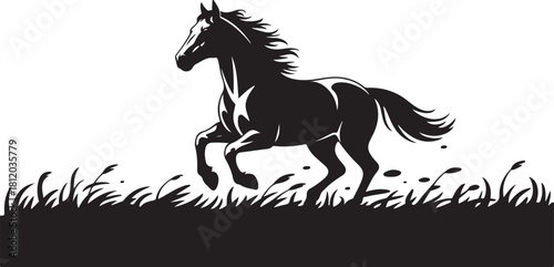 Abstract geometric silhouette design with vibrant colors