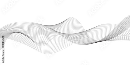 Abstract gray line pattern Transparent monochrome striped texture, minimal background. Abstract background wave line elegant white striped diagonal line technology concept web texture.