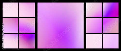 An abstract halftone pattern, glowing in light lilac and pink-purple against a dark background with space for text. A modern, futuristic design.