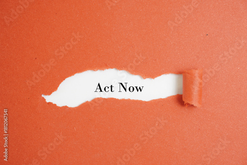 Cuadro en lienzo Act now