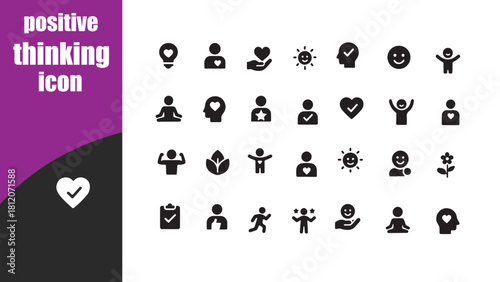positive thinking icon