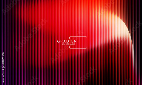 Vibrant gradient pattern with vertical glowing neon lines blending smooth and radiant colors. Minimalistic and futuristic abstract background perfect for creative digital designs. Vector illustration