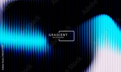 Vibrant gradient pattern with vertical glowing neon lines blending smooth and radiant colors. Minimalistic and futuristic abstract background perfect for creative digital designs. Vector illustration