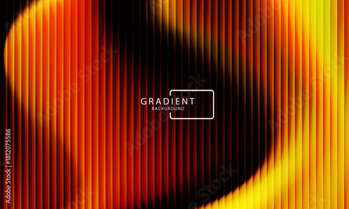 Vibrant gradient pattern with vertical glowing neon lines blending smooth and radiant colors. Minimalistic and futuristic abstract background perfect for creative digital designs. Vector illustration