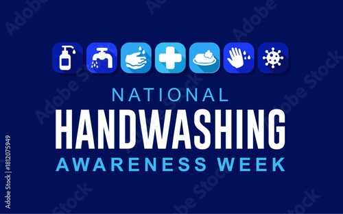 national, international, hand, care, week, awareness, hygiene, global, soap, vector, day, december, clean, poster, health, banner, illustration, prevention, world, campaign, washing, water, sign, symb