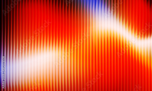 Vibrant gradient pattern with vertical glowing neon lines blending smooth and radiant colors. Minimalistic and futuristic abstract background perfect for creative digital designs. Vector illustration