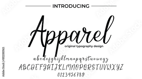 Apparel - Elegant Script Font for Smooth Handwritten Design and Creative Typography