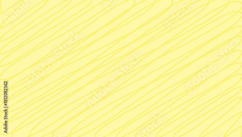 Abstract Hand Drawn Scribble Texture Background in Yellow