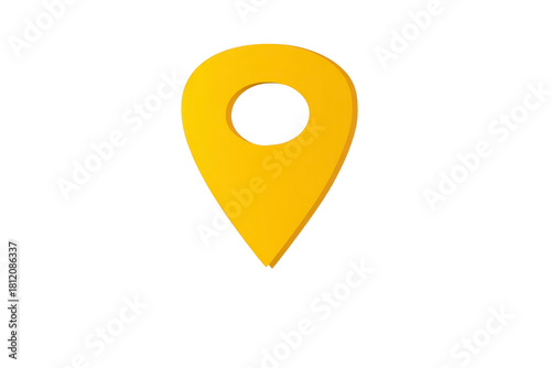 Yellow map pin icon location marker navigation symbol isolated on transparent background modern 3D design travel and direction concept simple and clean style useful for digital maps and apps Free Download Yellow map pin icon location marker navigation symbol isolated on transparent background modern 3D design travel and direction concept simple and clean style useful for digital maps and apps - GFXLoad