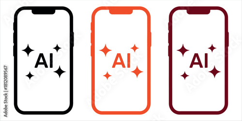 Unlock AI Potential with Sleek Mobile Phone Designs for App Development and Smart Tech Integration, Showcasing Modern Technology and Innovation.