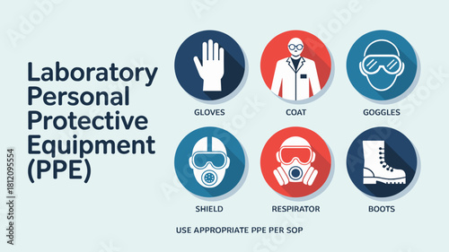 Laboratory PPE – Personal Protective Equipment Safety Checklist Grid