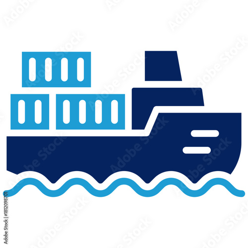 Sea Freight  Icon