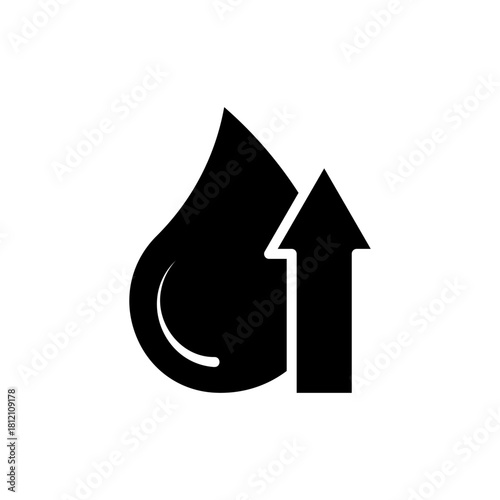 High cholesterol icon, vector illustration, eps10