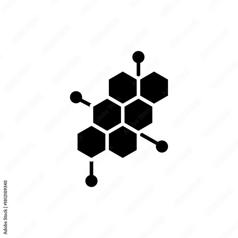 Fototapeta premium Hormones icon in web style. Vector illustration. Eps10