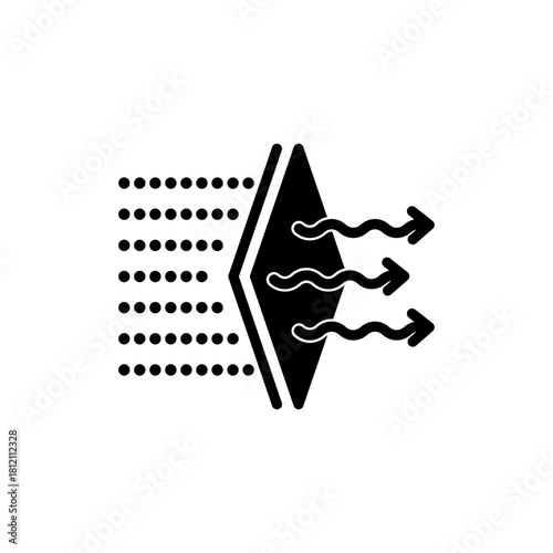 Filtration and separation icon. Line customizable illustration. Contour symbol. Vector isolated outline drawing. Editable stroke