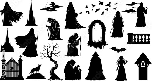 Spooky Halloween Silhouette Collection