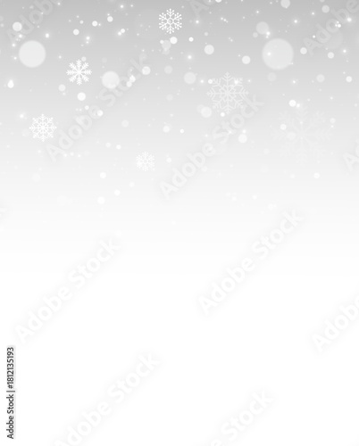 PNG overlay with falling snow on a transparent background. 