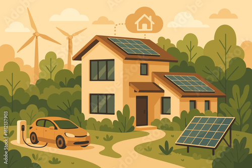 Smart captions labels eco speech friendly no flat vector sources letters text