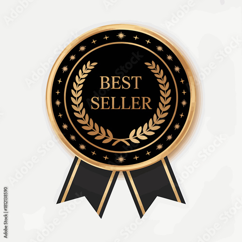 Best seller gold and black product achievement award quality medal