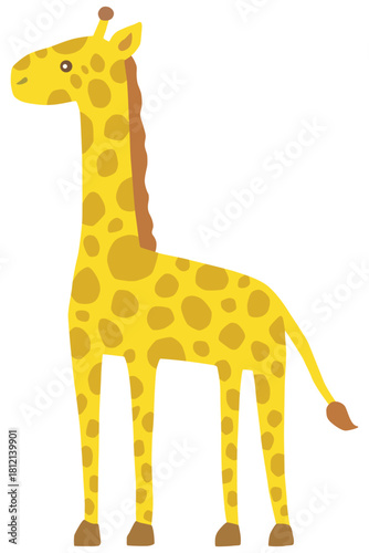 かわいいキリンのイラスト ベクター素材
