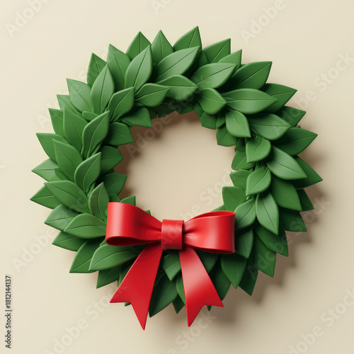 corona navideña, navida, corona, decoraciones, vacaciones, arco, guirnalda, acebo, cinta, celebraciones, de invierno, ilustración, árbol, ciclos, verde, marco, vector, adorno, languidecer, rojo