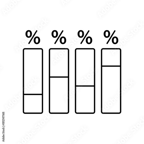 polling icon outline editable stroke line drawing eps.